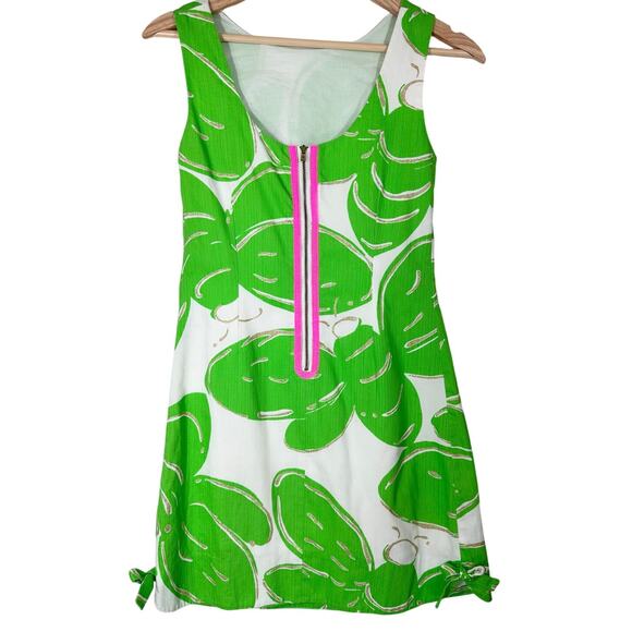 Lilly Pulitzer Stringer Large Glitter Delia Shift Dress | Green | SZ 00 - Picture 3 of 10